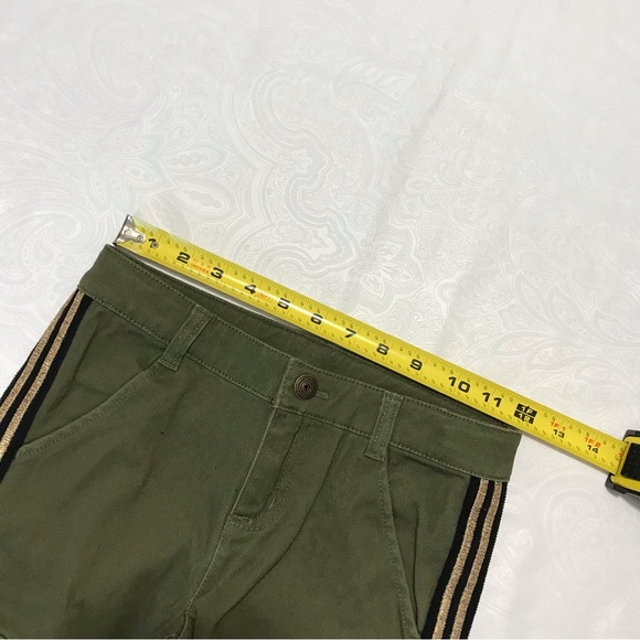 Crazy 8 | Girls Jeans Size 8 Green Golden Stripe - Picture 7 of 10
